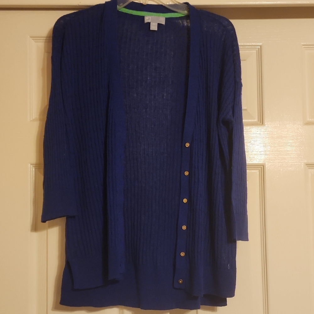 JCPenney Women's Deep Blue Cardigan